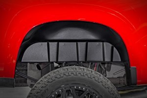 Chevrolet Silverado 1500 Rear Wheel Well Liners - Rough Country - Rough Country - Black - '19-'24 Chevrolet Silverado 1500 Rear Wheel Well Liners - Rough Country - Rough Country - Black - '19-'24